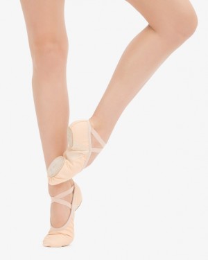 Repetto Professional with split sole Women's Soft Ballet Shoes Pink | GVDS-14936